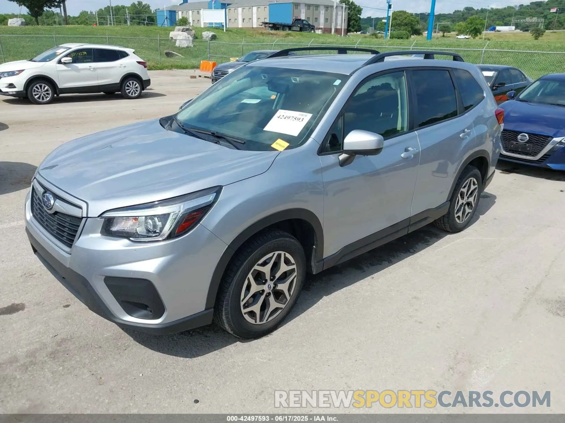 2 fotografías del automóvil dañado JF2SKAGC3KH443287 SUBARU FORESTER 2019