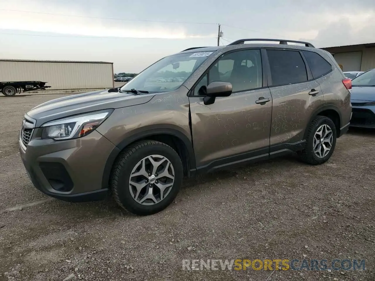 1 fotografías del automóvil dañado JF2SKAGC3KH509370 SUBARU FORESTER 2019