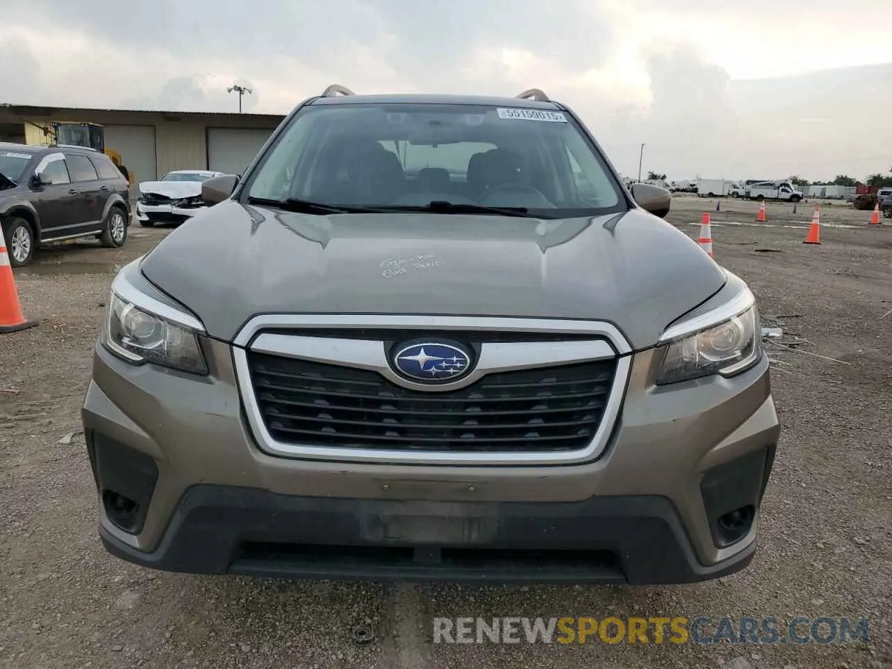5 fotografías del automóvil dañado JF2SKAGC3KH509370 SUBARU FORESTER 2019