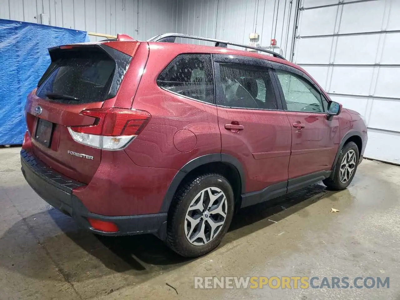 3 fotografías del automóvil dañado JF2SKAGC5KH533864 SUBARU FORESTER 2019