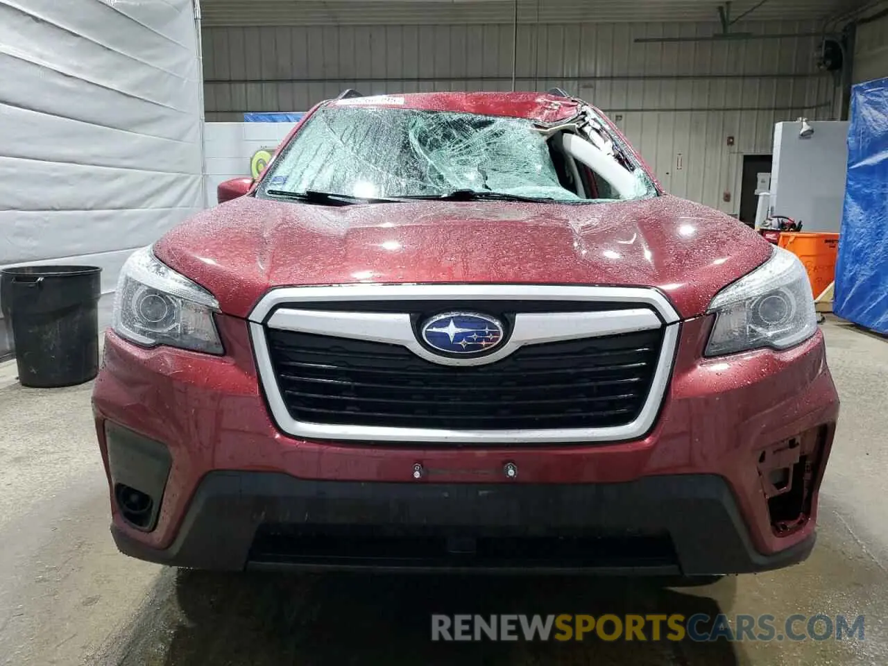 5 fotografías del automóvil dañado JF2SKAGC5KH533864 SUBARU FORESTER 2019