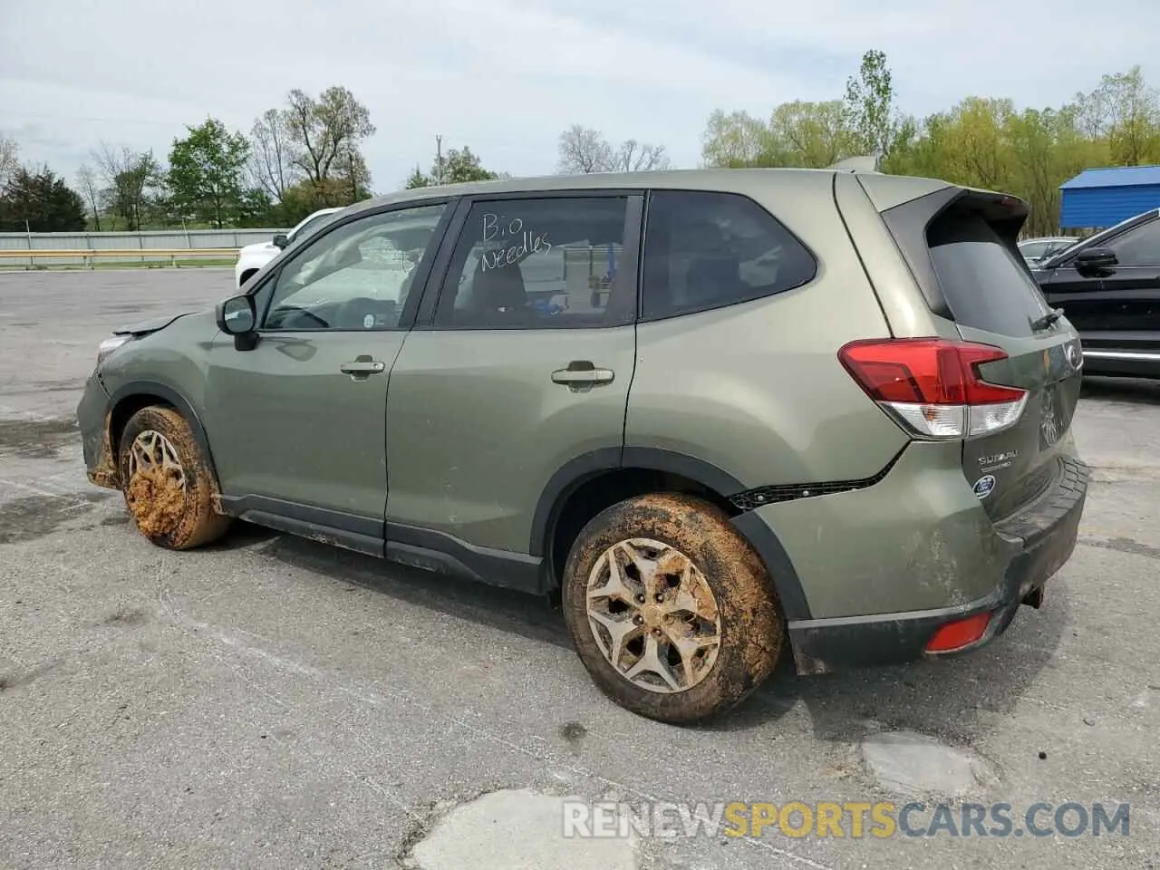 2 fotografías del automóvil dañado JF2SKAGC6KH487977 SUBARU FORESTER 2019