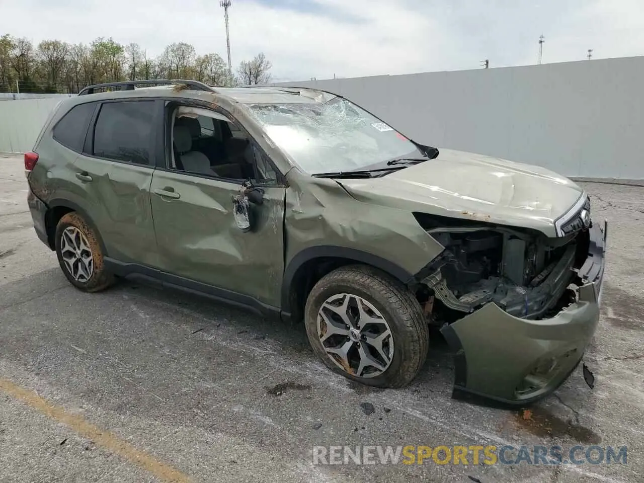 4 fotografías del automóvil dañado JF2SKAGC6KH487977 SUBARU FORESTER 2019
