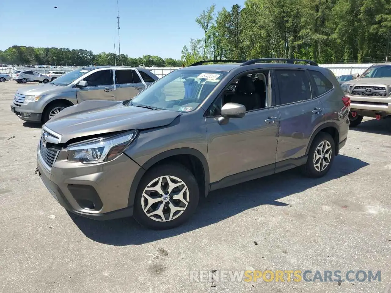 1 fotografías del automóvil dañado JF2SKAGC6KH587951 SUBARU FORESTER 2019