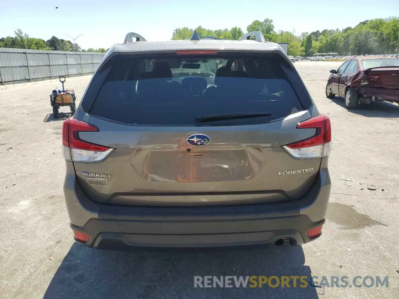 6 fotografías del automóvil dañado JF2SKAGC6KH587951 SUBARU FORESTER 2019