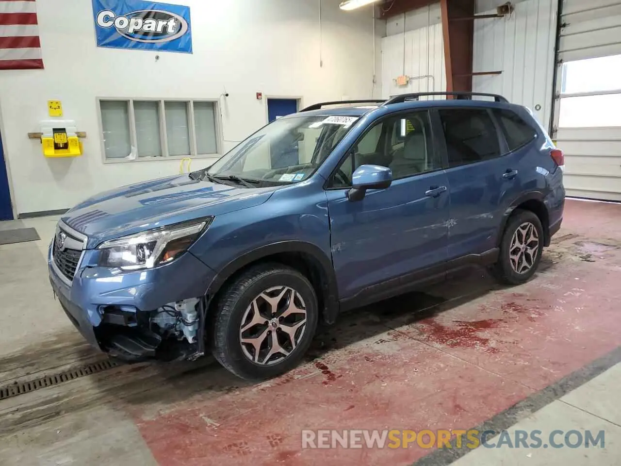 1 fotografías del automóvil dañado JF2SKAGC7KH459217 SUBARU FORESTER 2019