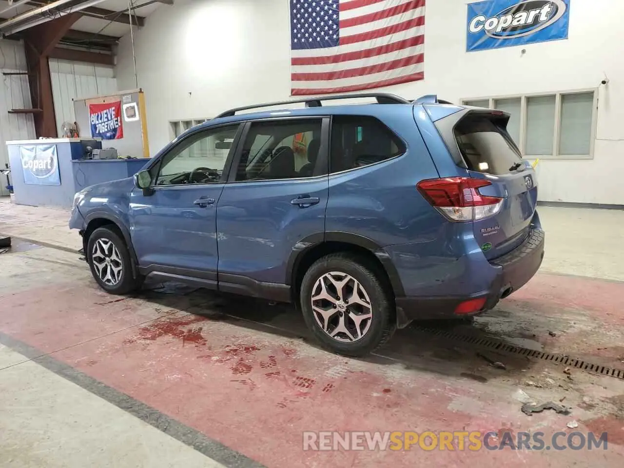 2 fotografías del automóvil dañado JF2SKAGC7KH459217 SUBARU FORESTER 2019
