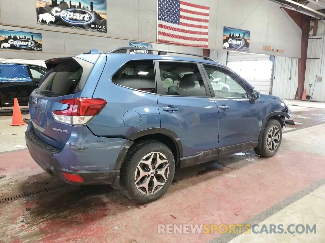 3 fotografías del automóvil dañado JF2SKAGC7KH459217 SUBARU FORESTER 2019