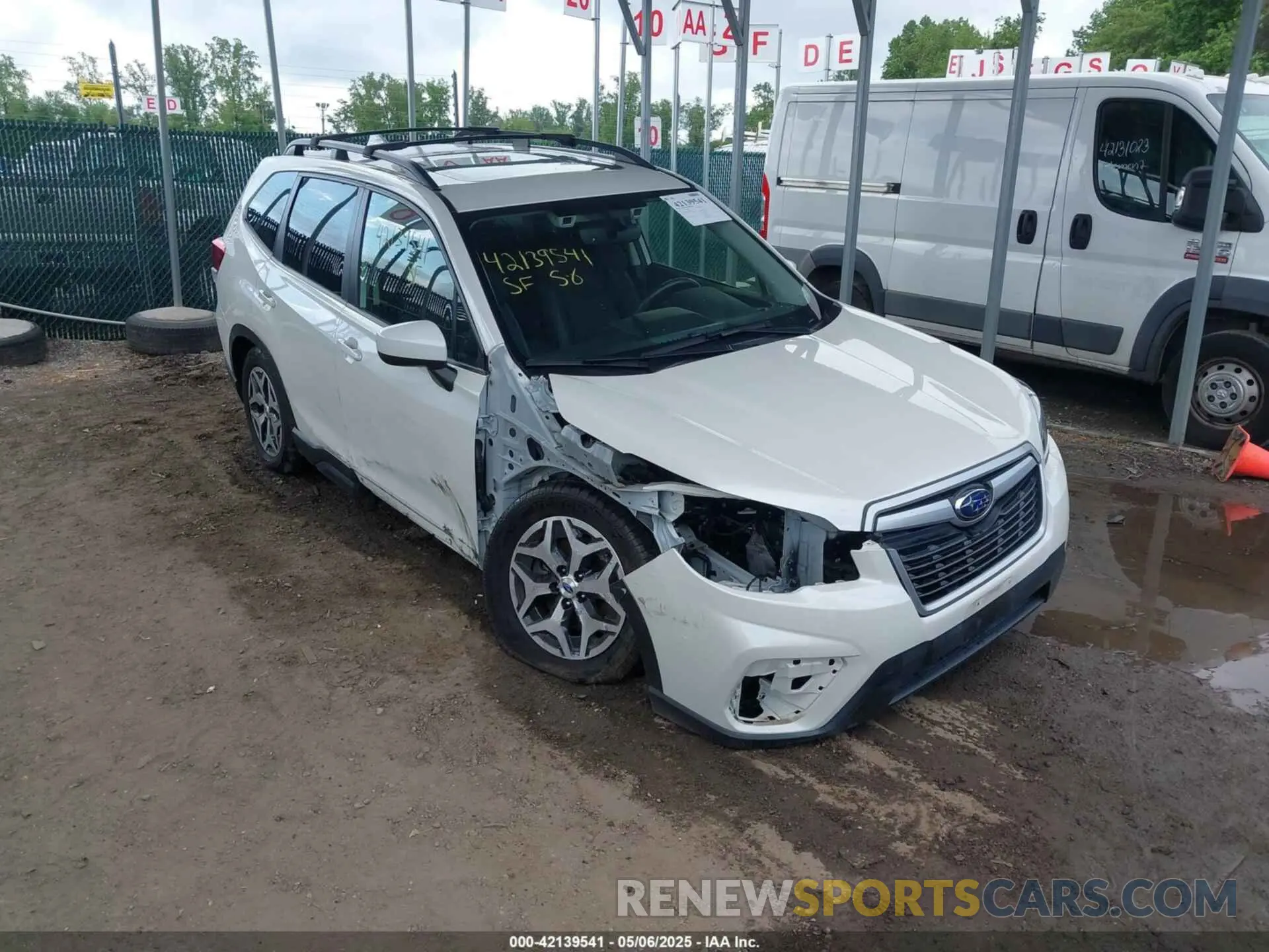 1 fotografías del automóvil dañado JF2SKAGC7KH469634 SUBARU FORESTER 2019