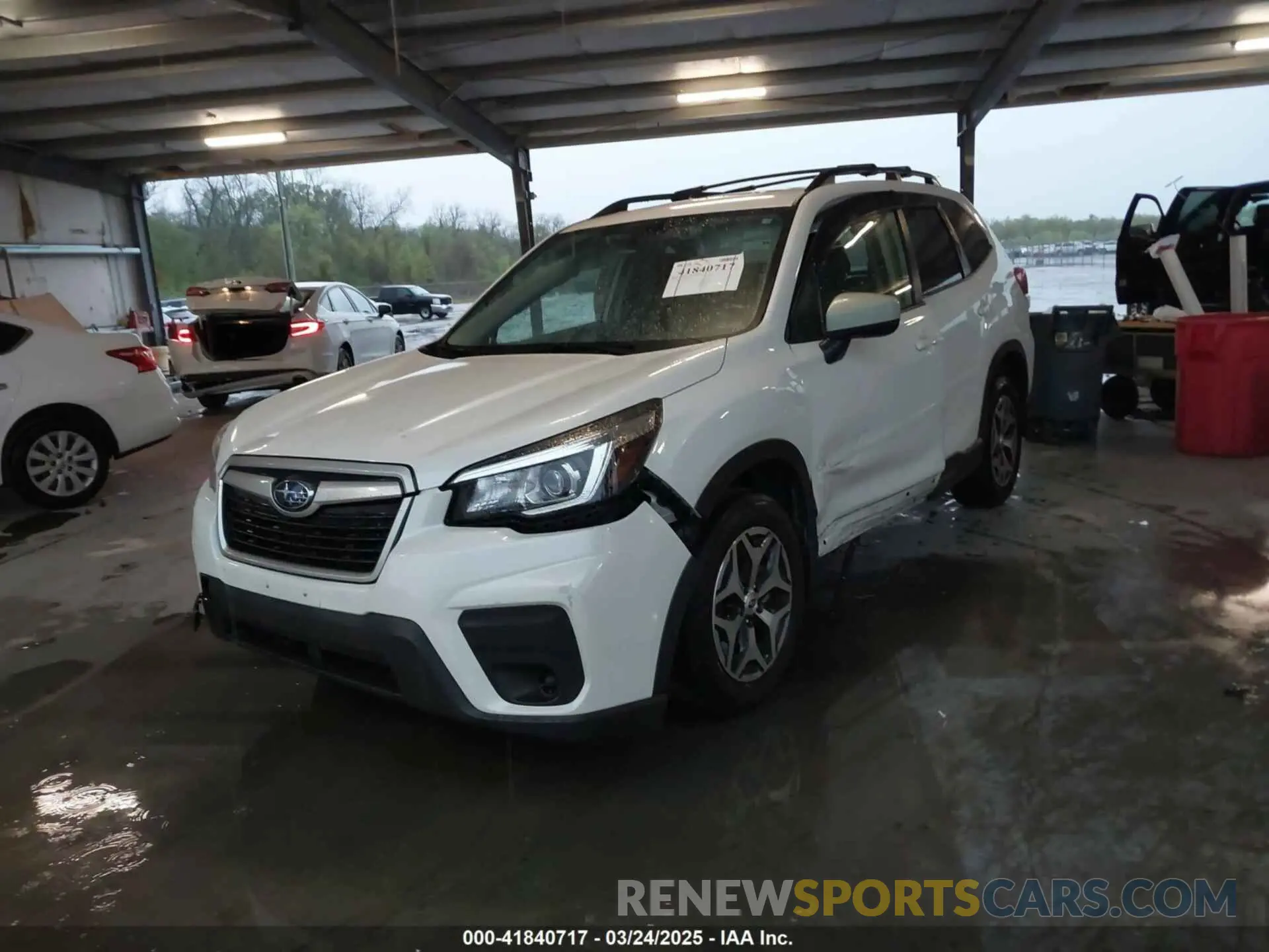 2 fotografías del automóvil dañado JF2SKAGC7KH533557 SUBARU FORESTER 2019