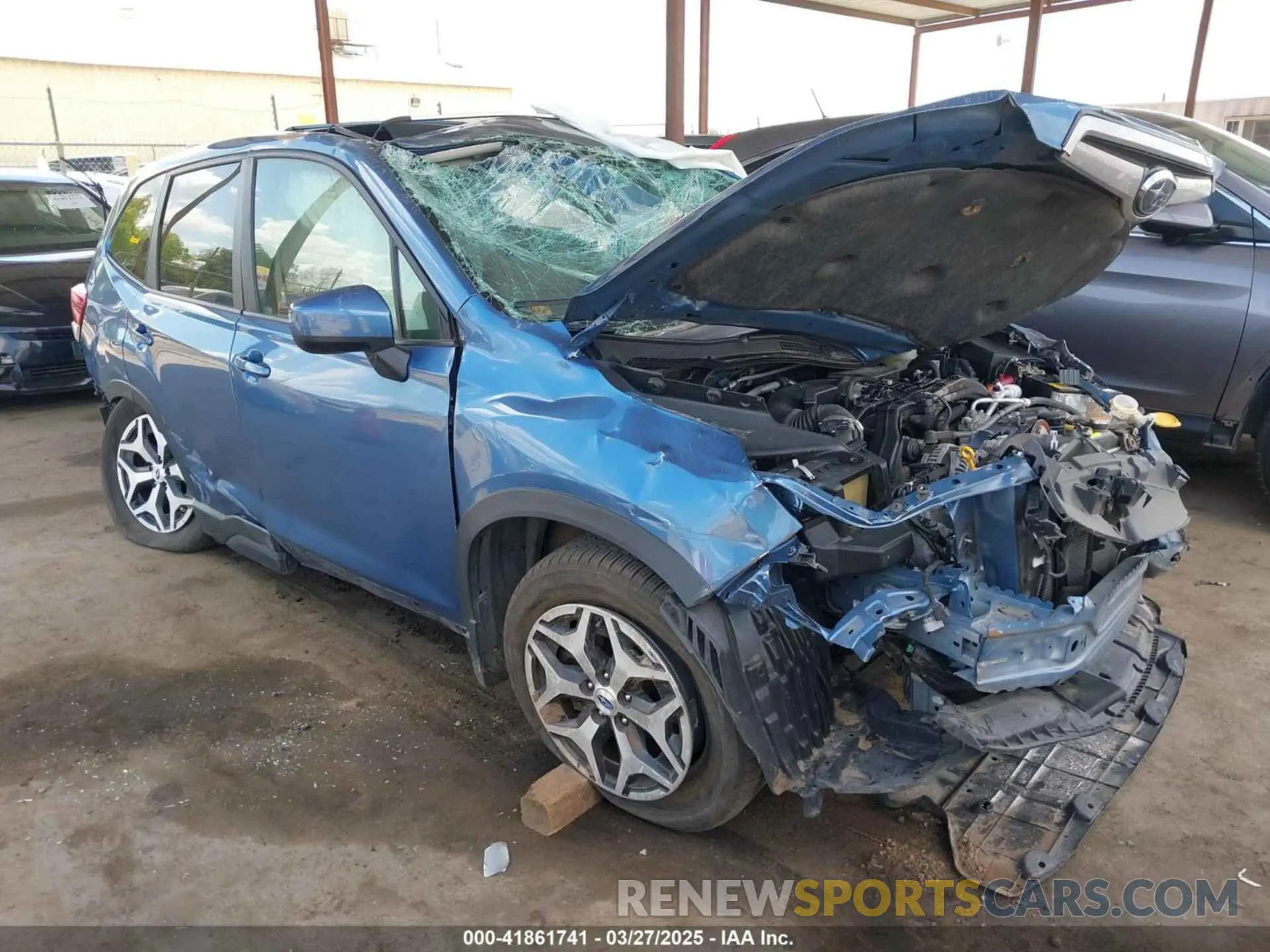 1 fotografías del automóvil dañado JF2SKAGC9KH412500 SUBARU FORESTER 2019