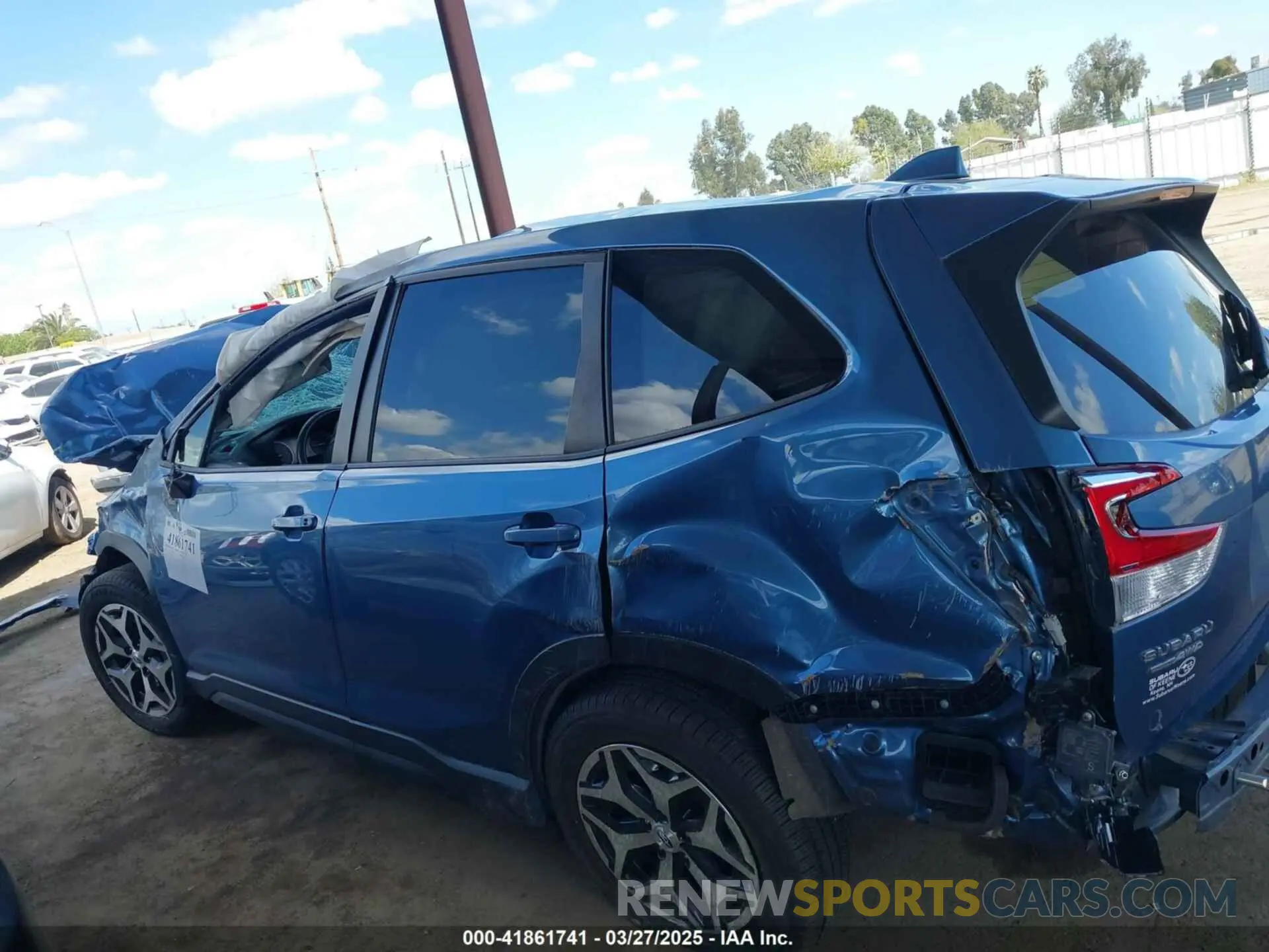 15 fotografías del automóvil dañado JF2SKAGC9KH412500 SUBARU FORESTER 2019