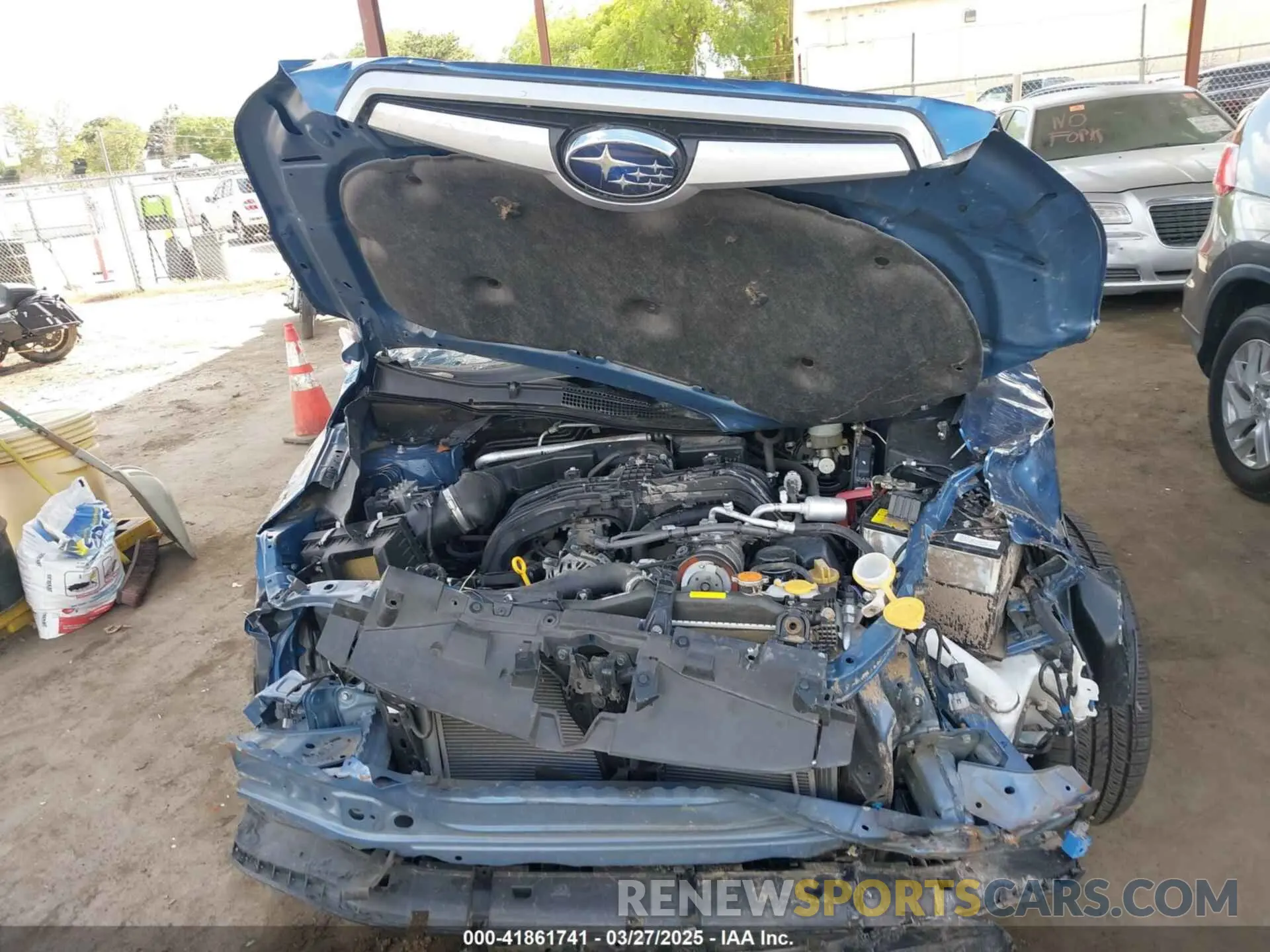 6 fotografías del automóvil dañado JF2SKAGC9KH412500 SUBARU FORESTER 2019