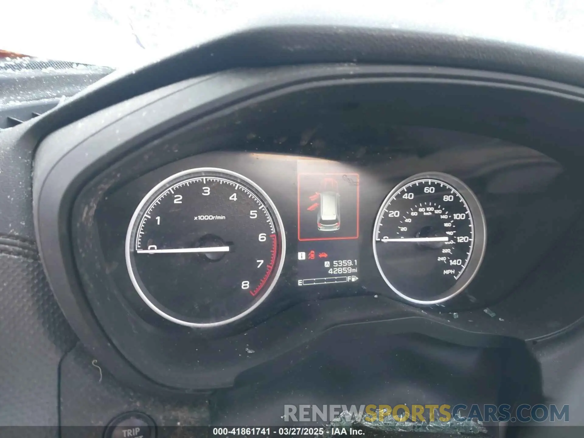 7 fotografías del automóvil dañado JF2SKAGC9KH412500 SUBARU FORESTER 2019