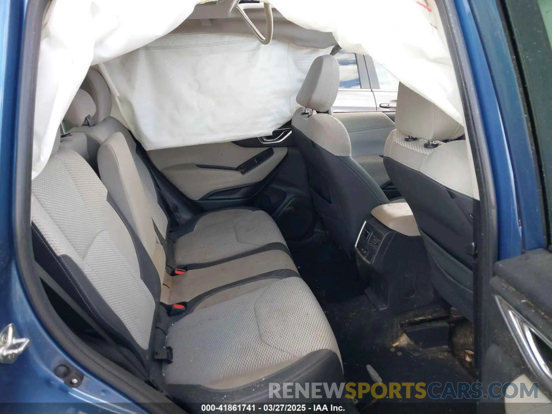 8 fotografías del automóvil dañado JF2SKAGC9KH412500 SUBARU FORESTER 2019