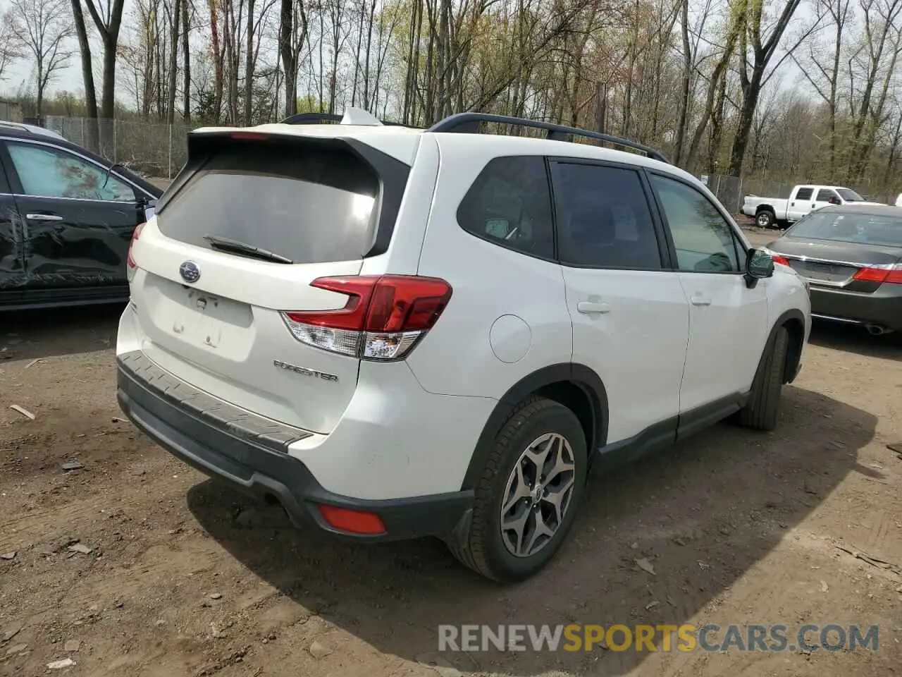 3 fotografías del automóvil dañado JF2SKAGC9KH429054 SUBARU FORESTER 2019