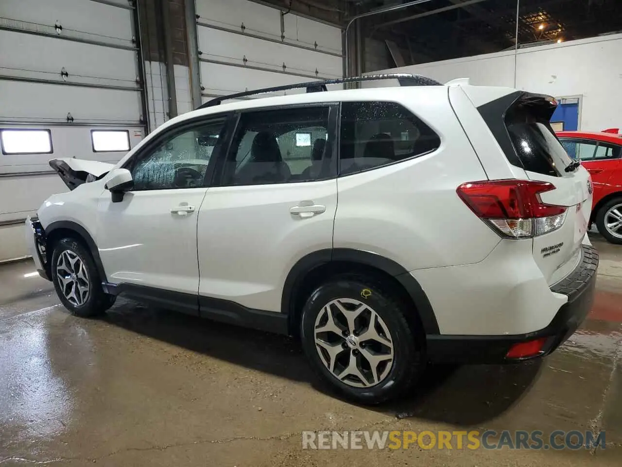 2 fotografías del automóvil dañado JF2SKAGC9KH441348 SUBARU FORESTER 2019