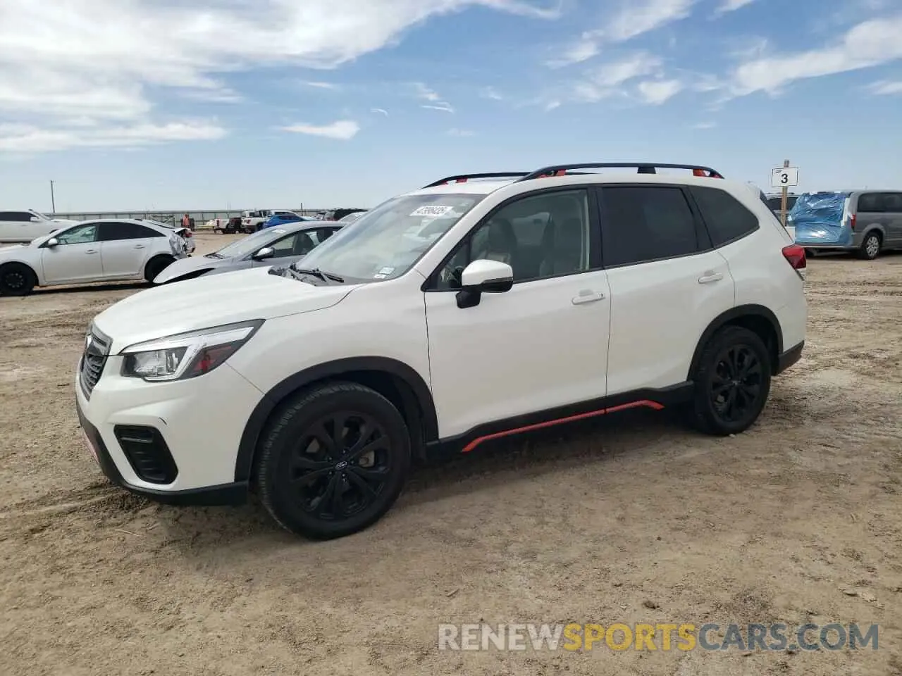 1 fotografías del automóvil dañado JF2SKAJC9KH405670 SUBARU FORESTER 2019