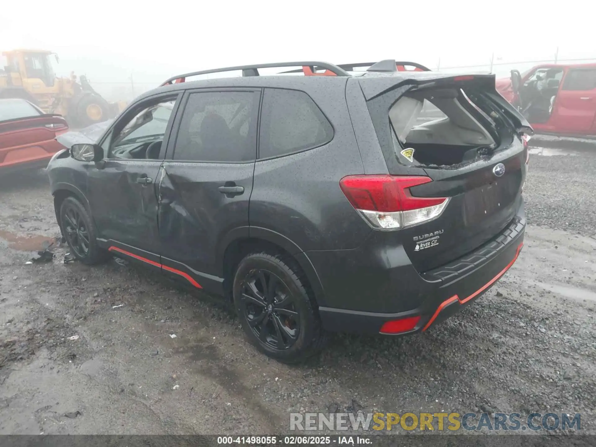 3 fotografías del automóvil dañado JF2SKAJCXKH505390 SUBARU FORESTER 2019