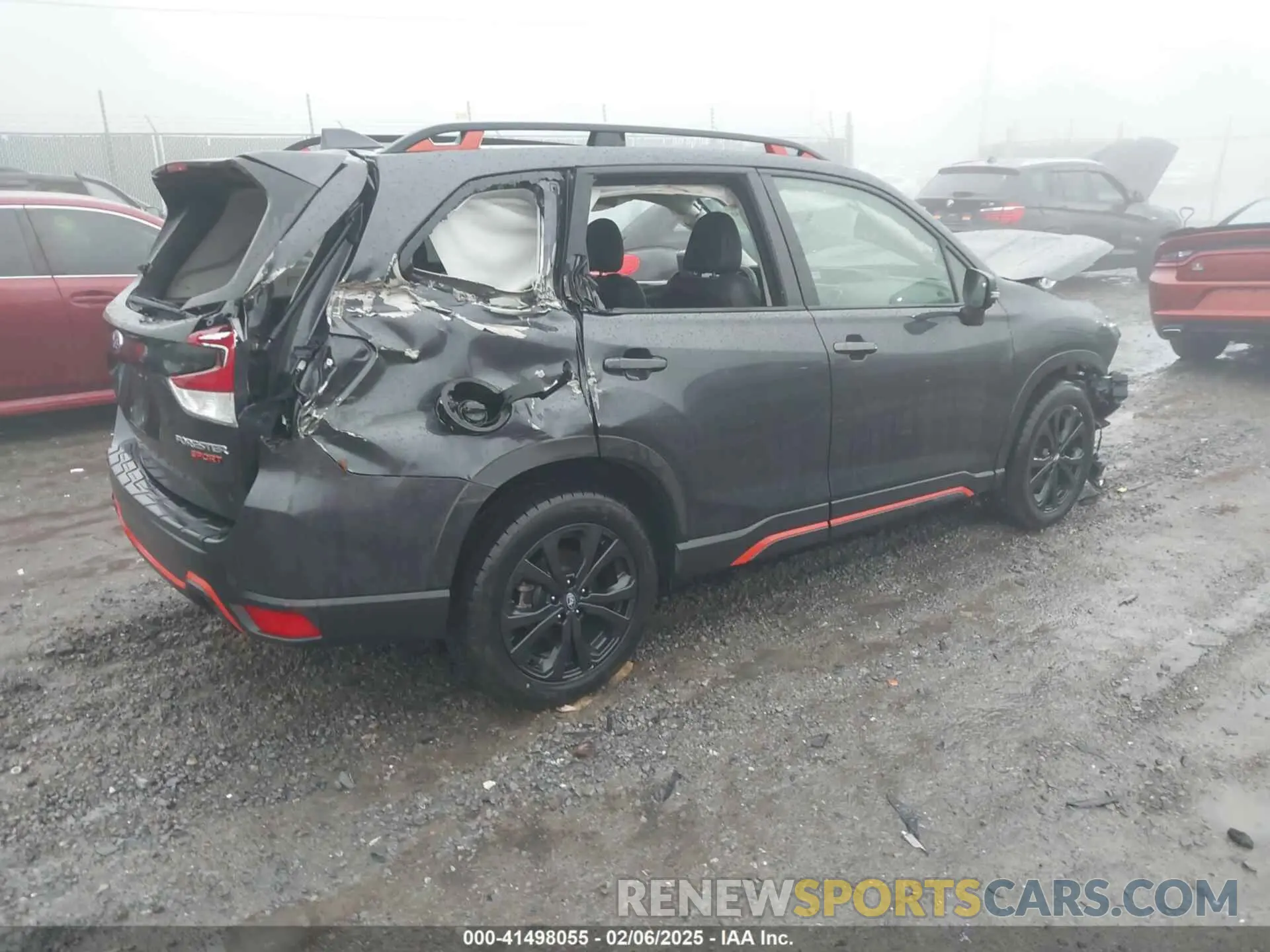 4 fotografías del automóvil dañado JF2SKAJCXKH505390 SUBARU FORESTER 2019