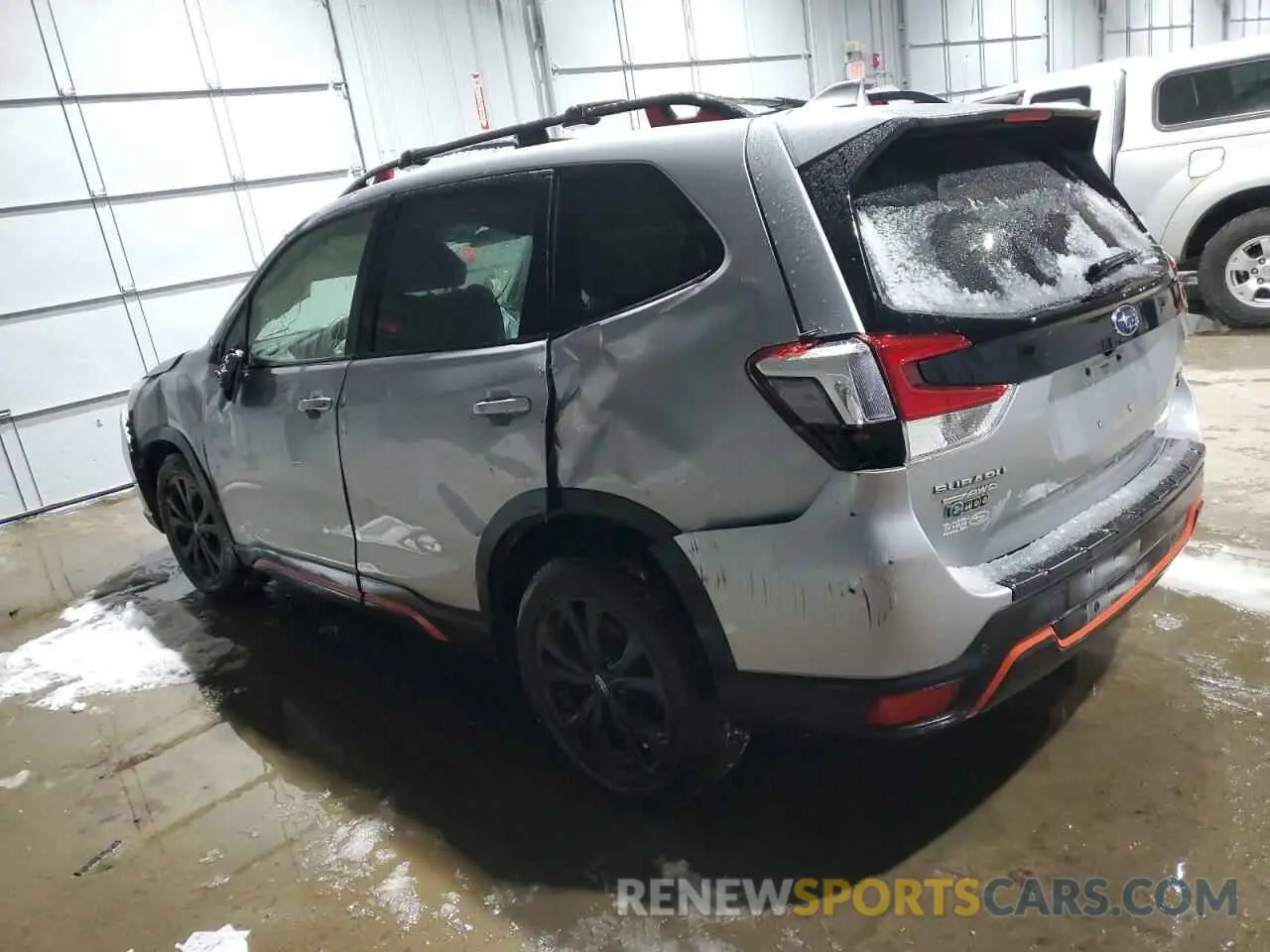 2 fotografías del automóvil dañado JF2SKAKC0KH482166 SUBARU FORESTER 2019