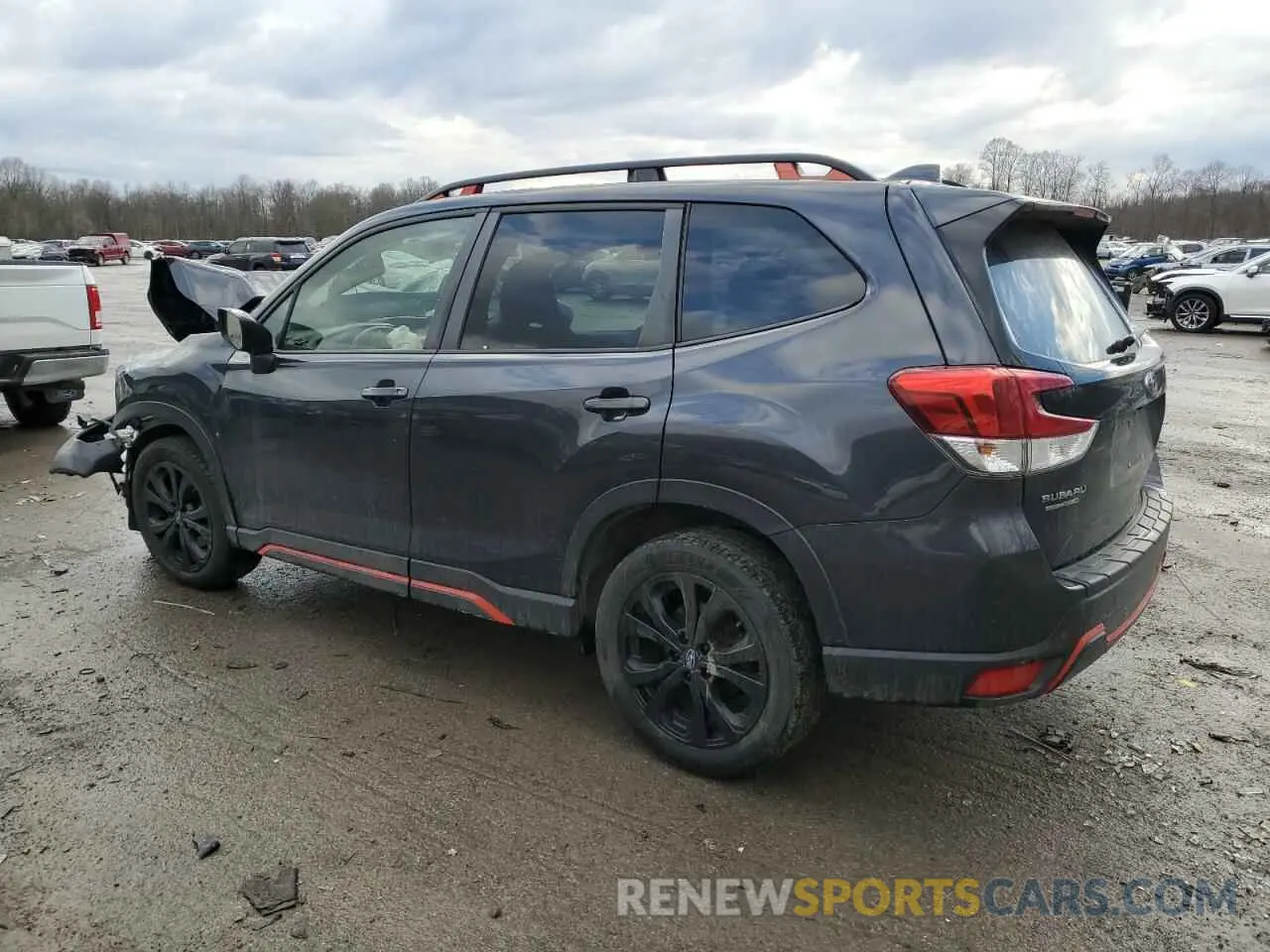 2 fotografías del automóvil dañado JF2SKAKC5KH506042 SUBARU FORESTER 2019