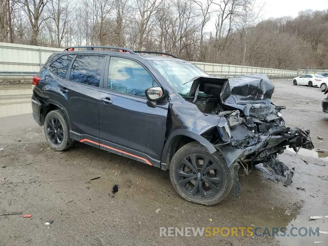4 fotografías del automóvil dañado JF2SKAKC5KH506042 SUBARU FORESTER 2019