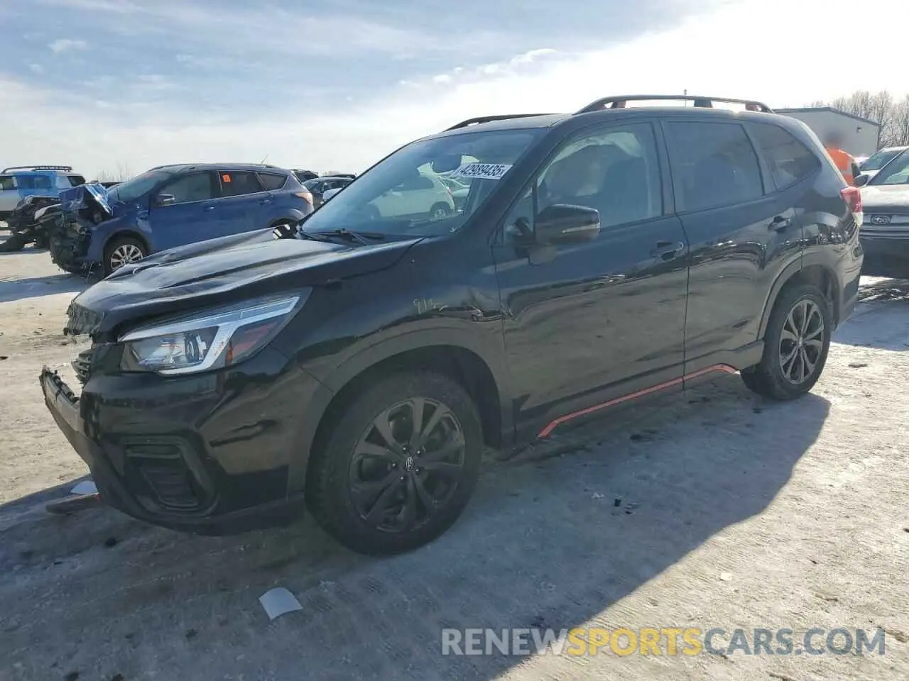 1 fotografías del automóvil dañado JF2SKAKC6KH403129 SUBARU FORESTER 2019