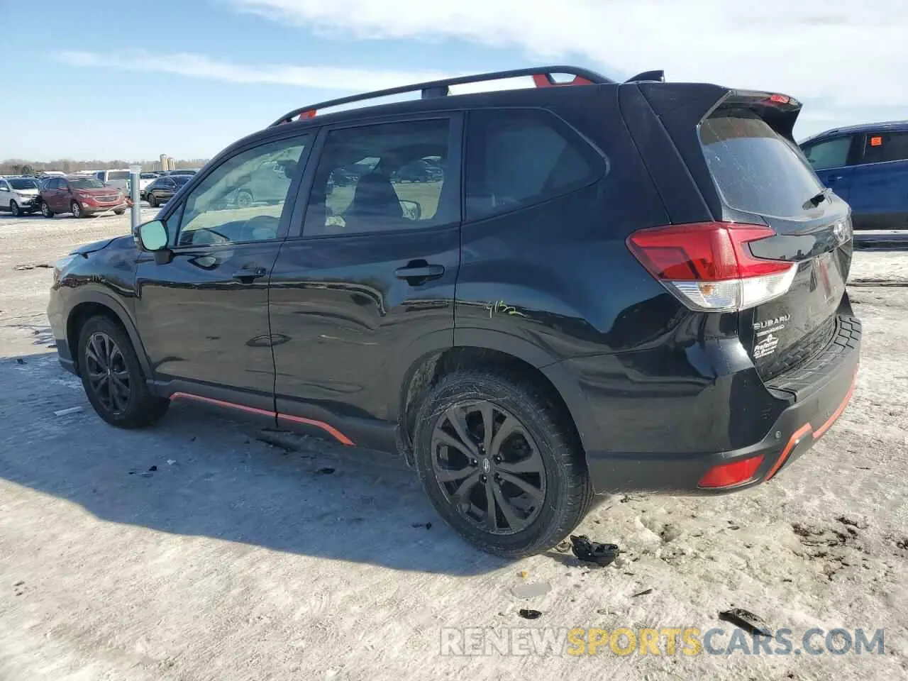 2 fotografías del automóvil dañado JF2SKAKC6KH403129 SUBARU FORESTER 2019