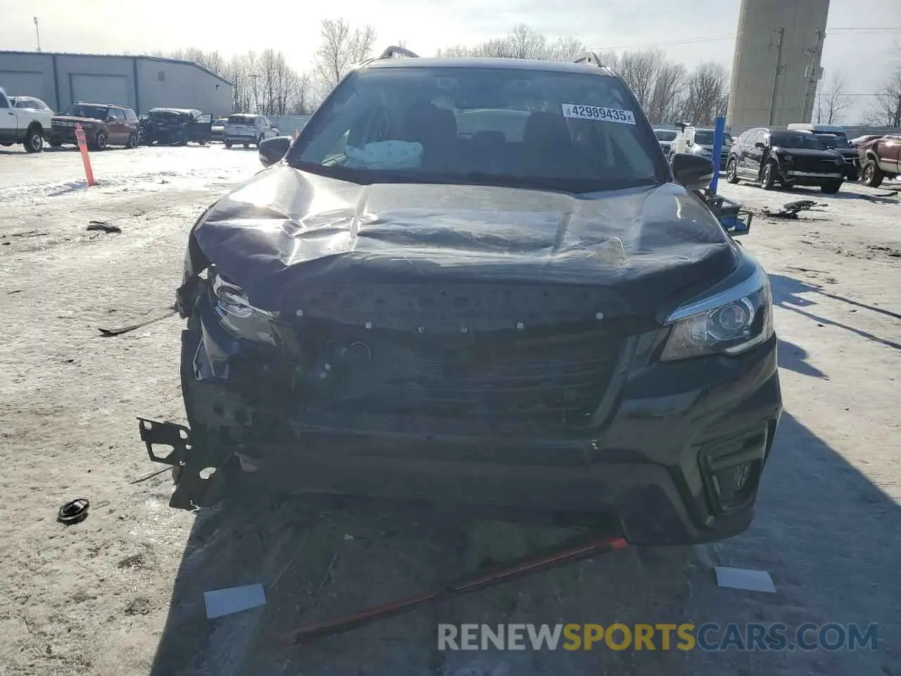 5 fotografías del automóvil dañado JF2SKAKC6KH403129 SUBARU FORESTER 2019