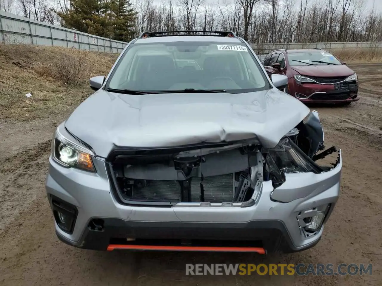 5 fotografías del automóvil dañado JF2SKAPC1KH434393 SUBARU FORESTER 2019