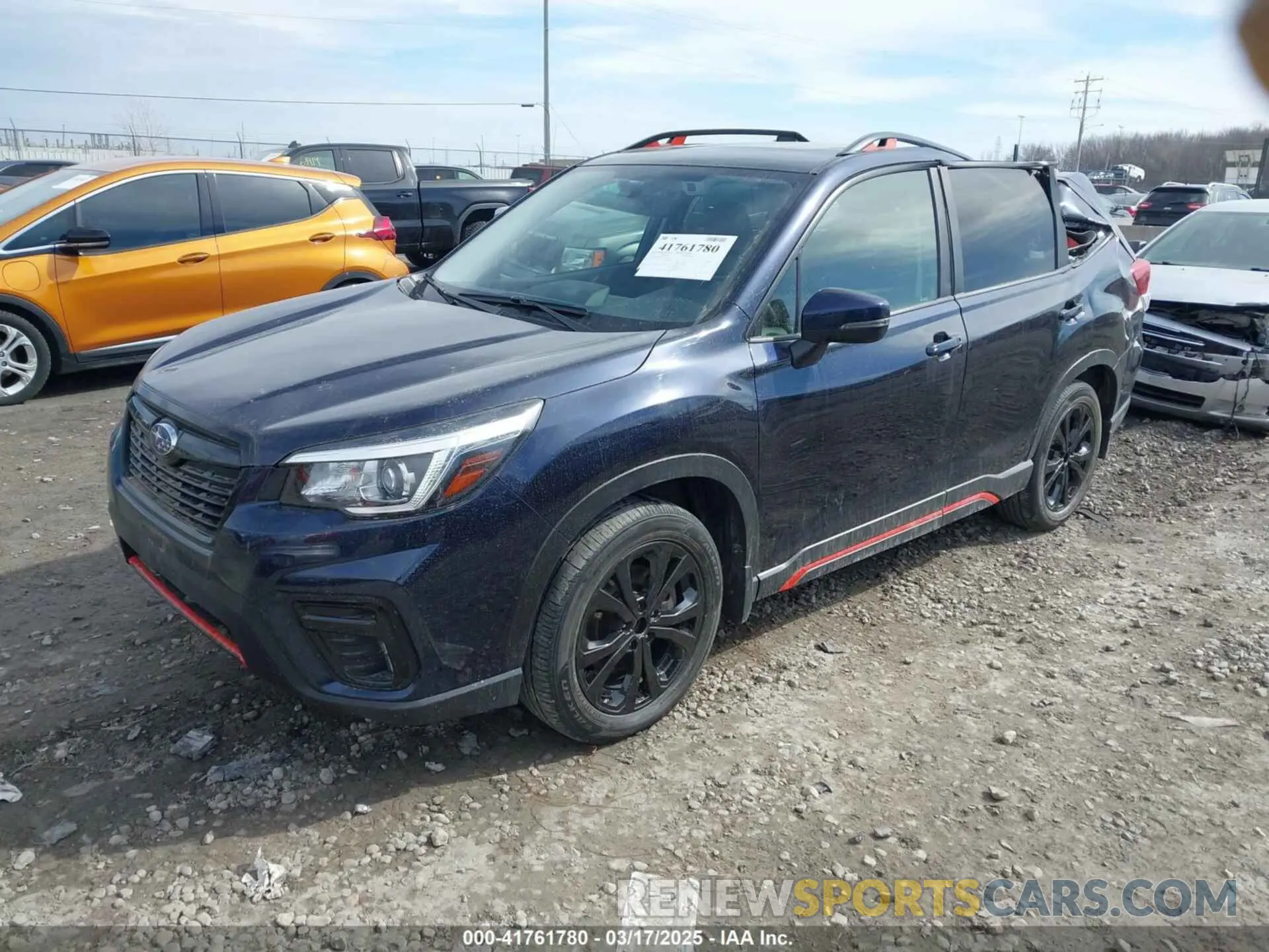 2 fotografías del automóvil dañado JF2SKAPC4KH552146 SUBARU FORESTER 2019