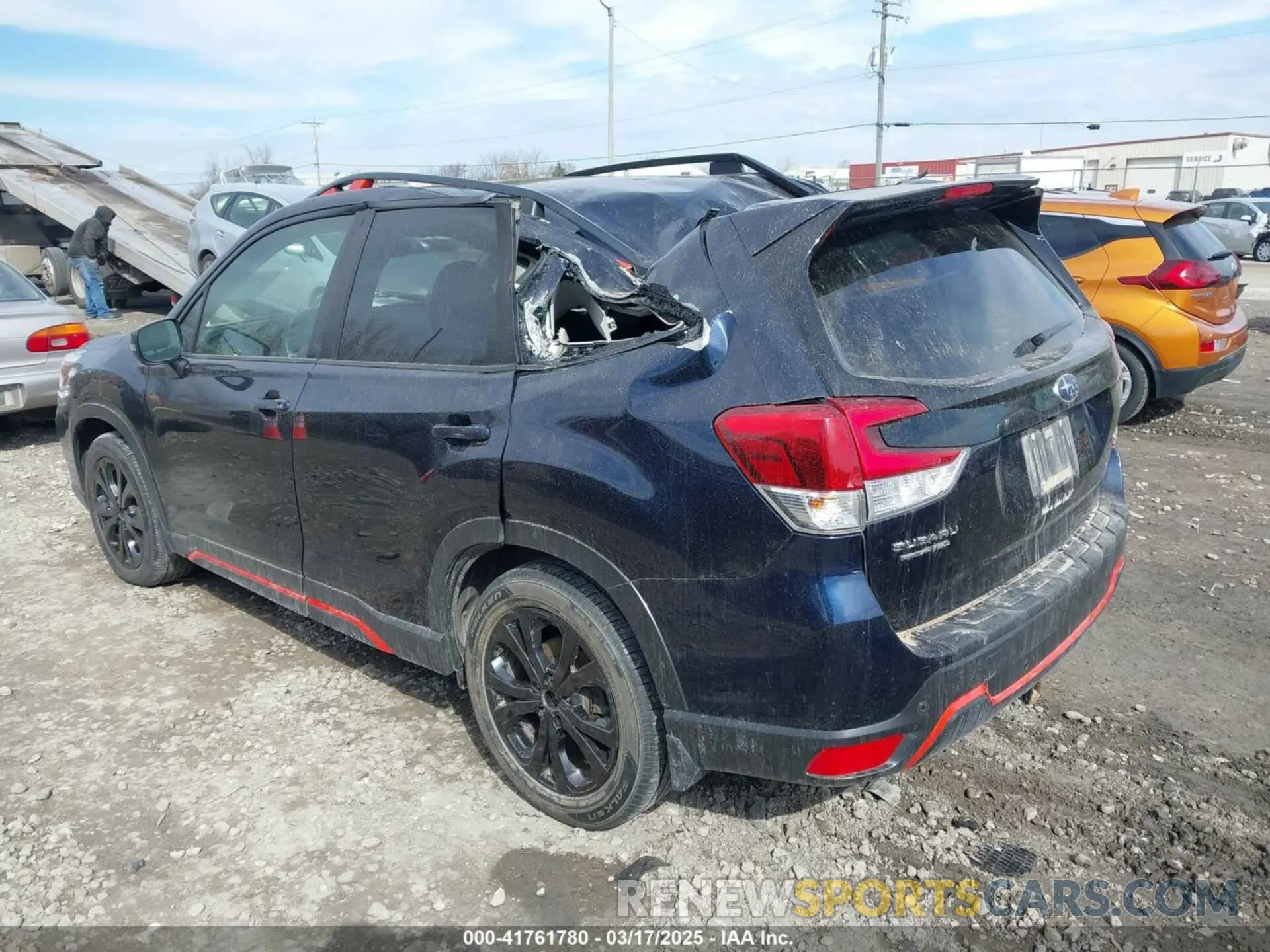 3 fotografías del automóvil dañado JF2SKAPC4KH552146 SUBARU FORESTER 2019