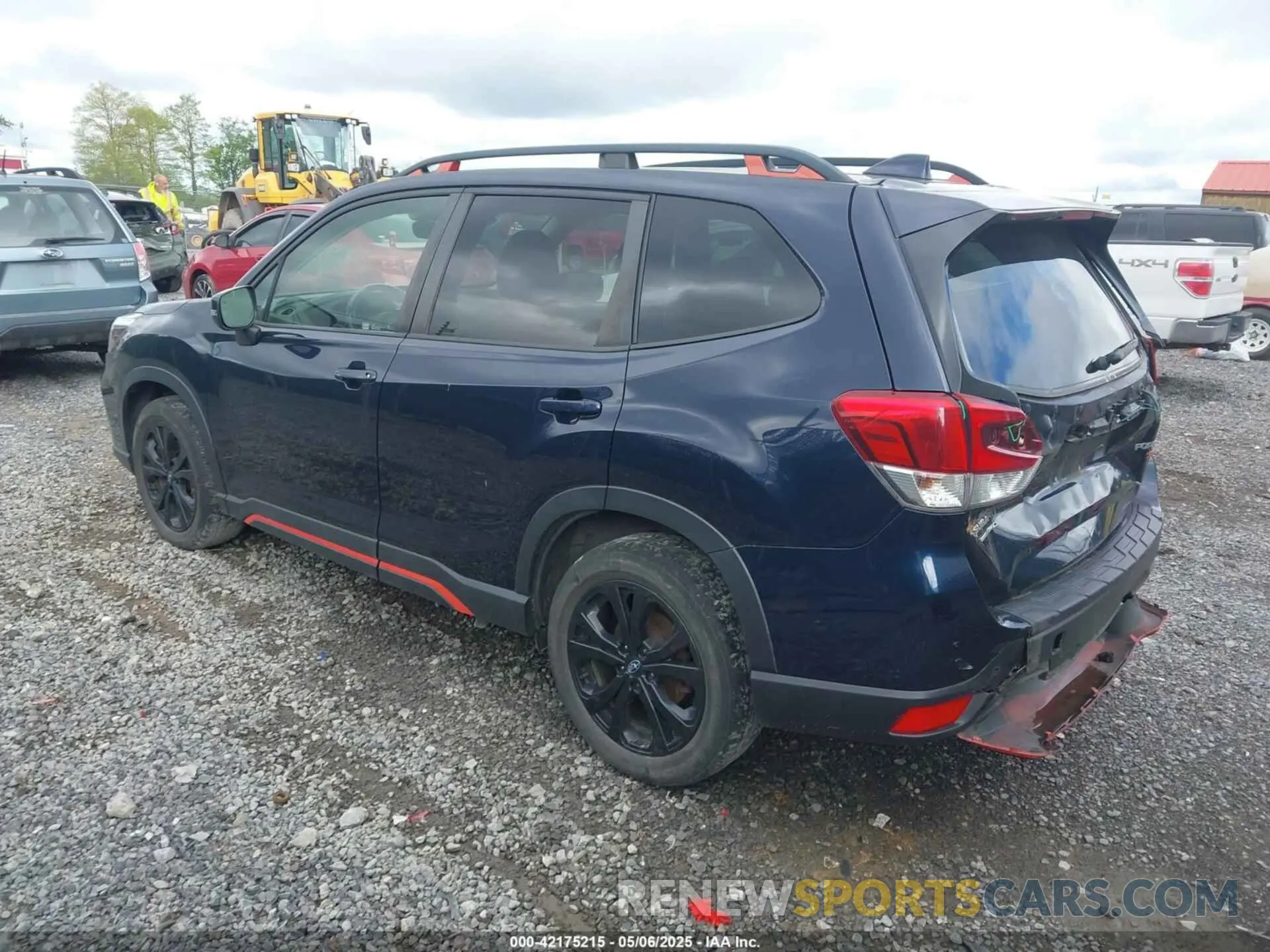 3 fotografías del automóvil dañado JF2SKAPC8KH476351 SUBARU FORESTER 2019