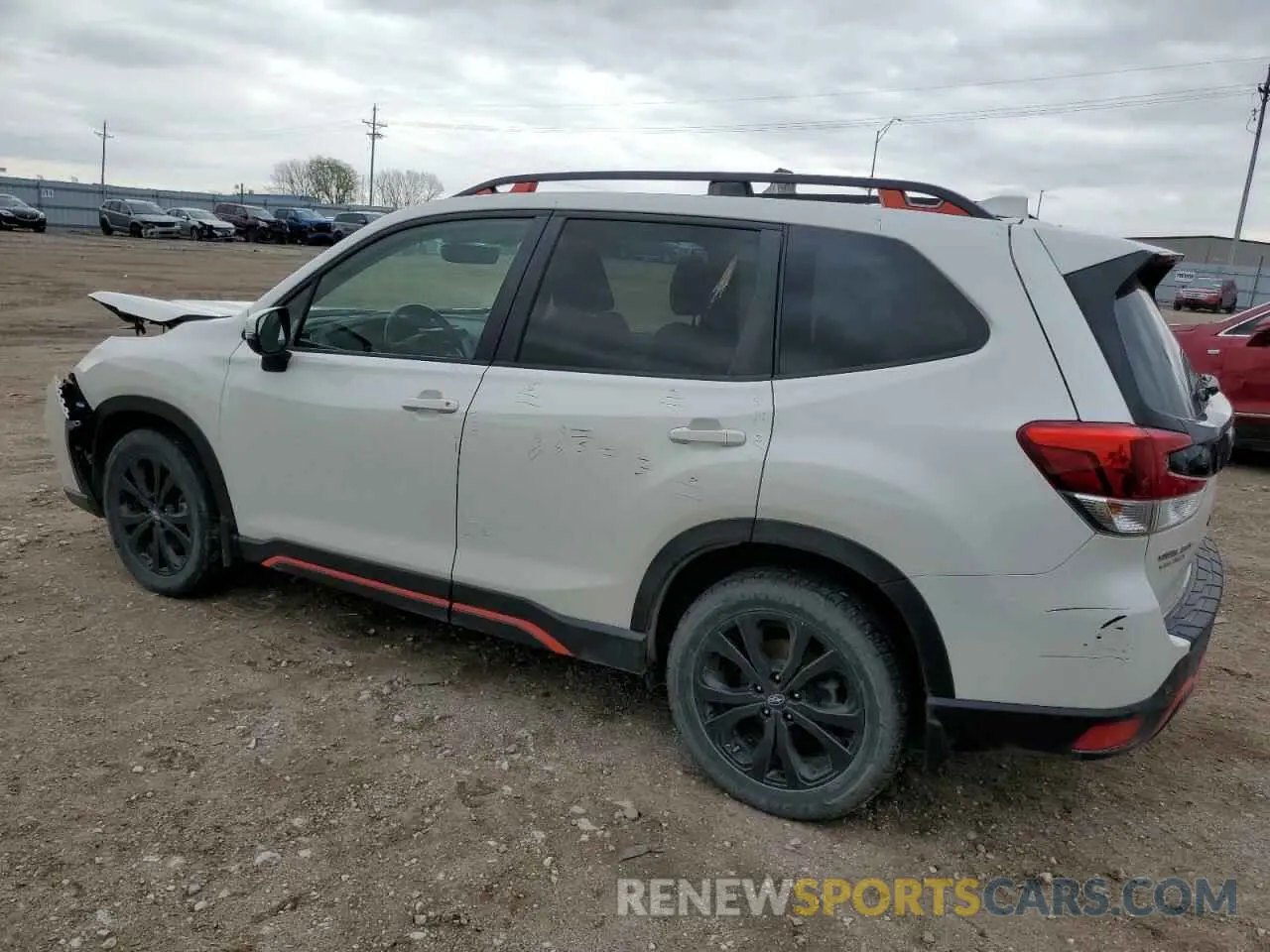 2 fotografías del automóvil dañado JF2SKAPC8KH512880 SUBARU FORESTER 2019