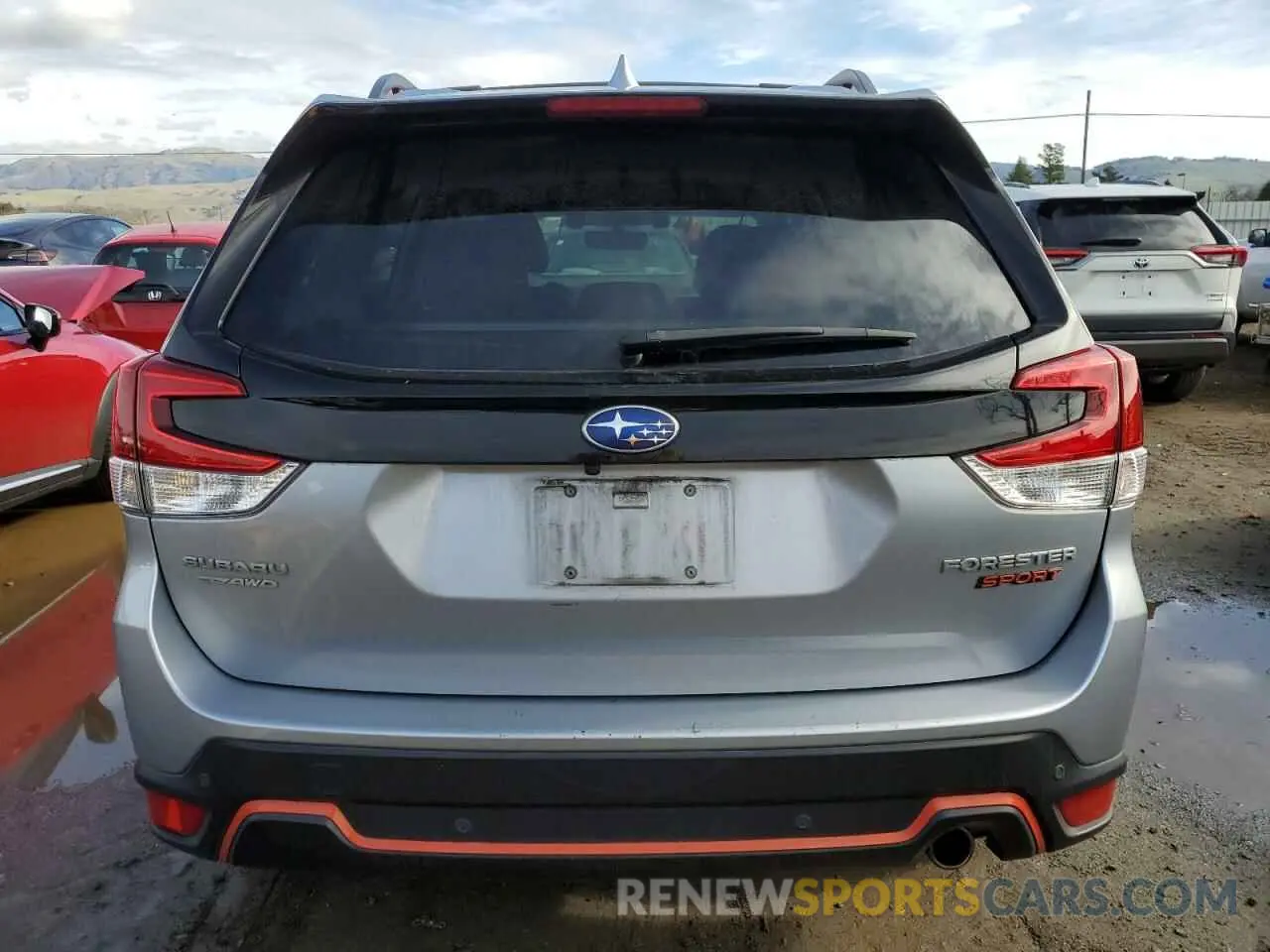 6 fotografías del automóvil dañado JF2SKAPC9KH521555 SUBARU FORESTER 2019