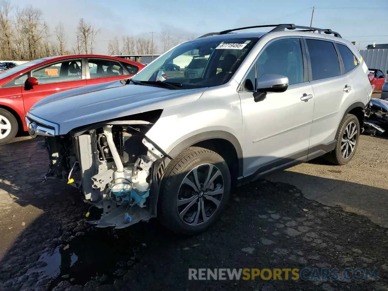 1 fotografías del automóvil dañado JF2SKASC8KH422927 SUBARU FORESTER 2019