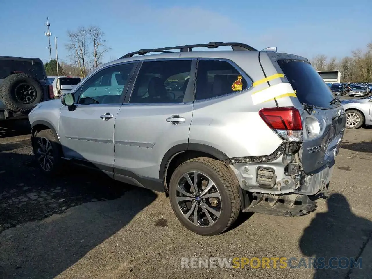 2 fotografías del automóvil dañado JF2SKASC8KH422927 SUBARU FORESTER 2019
