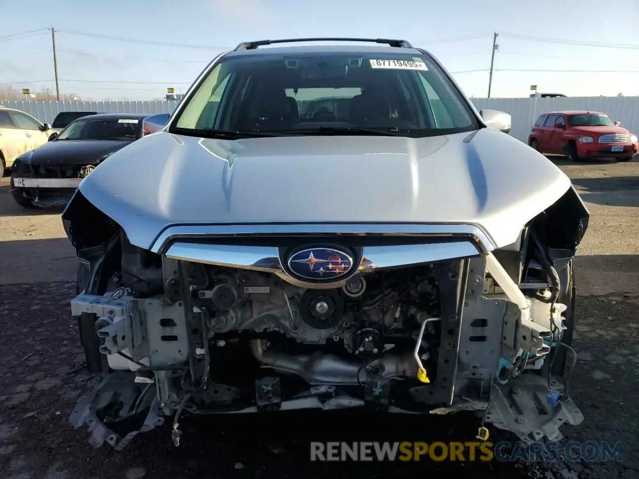 5 fotografías del automóvil dañado JF2SKASC8KH422927 SUBARU FORESTER 2019