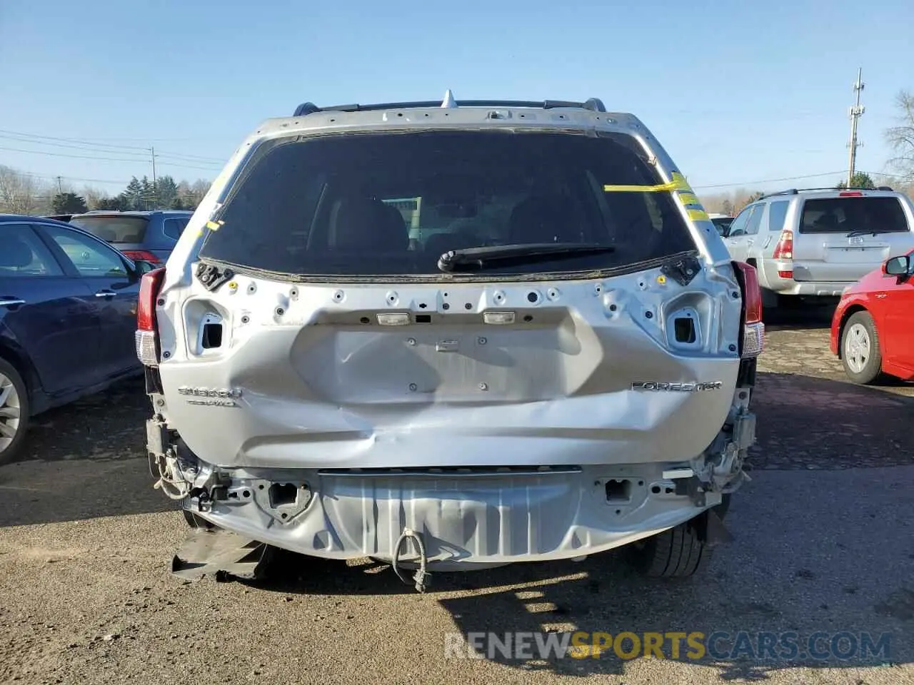 6 fotografías del automóvil dañado JF2SKASC8KH422927 SUBARU FORESTER 2019