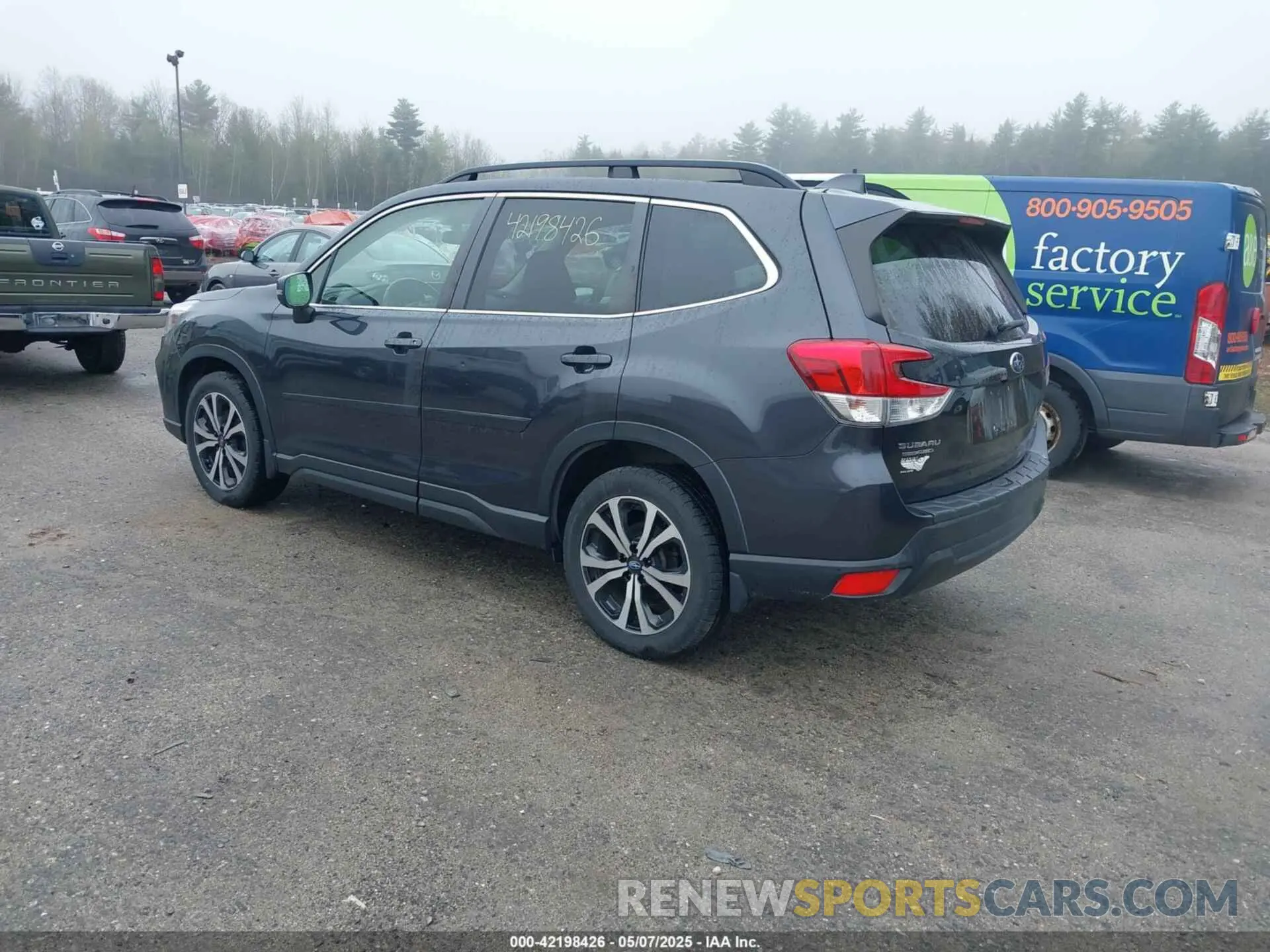 3 fotografías del automóvil dañado JF2SKASC9KH460652 SUBARU FORESTER 2019