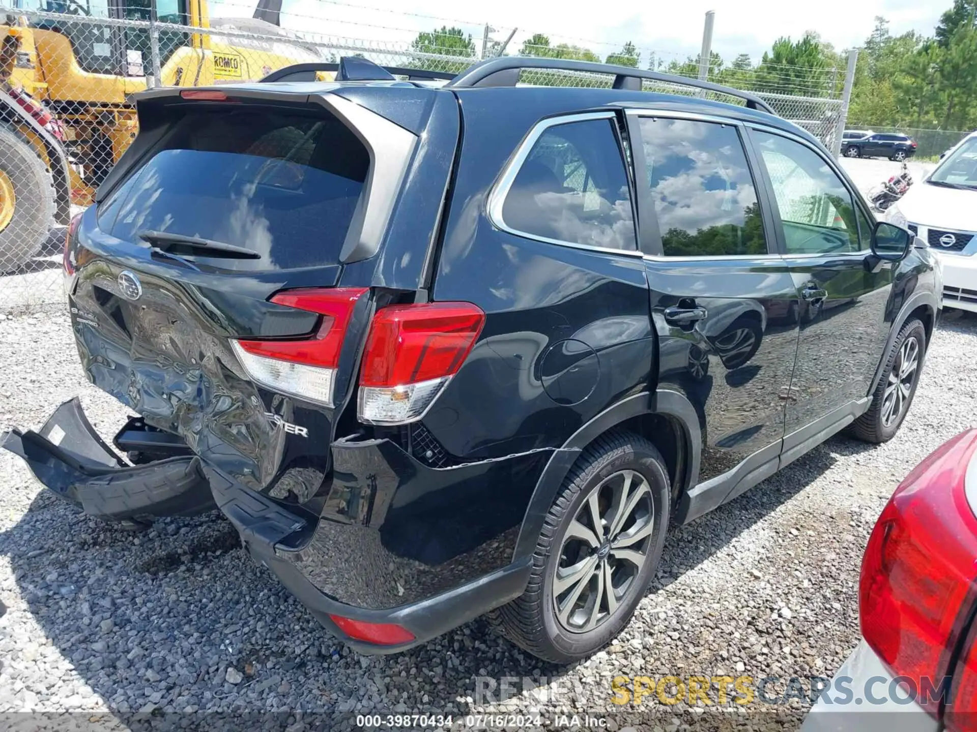 4 fotografías del automóvil dañado JF2SKASC9KH507159 SUBARU FORESTER 2019