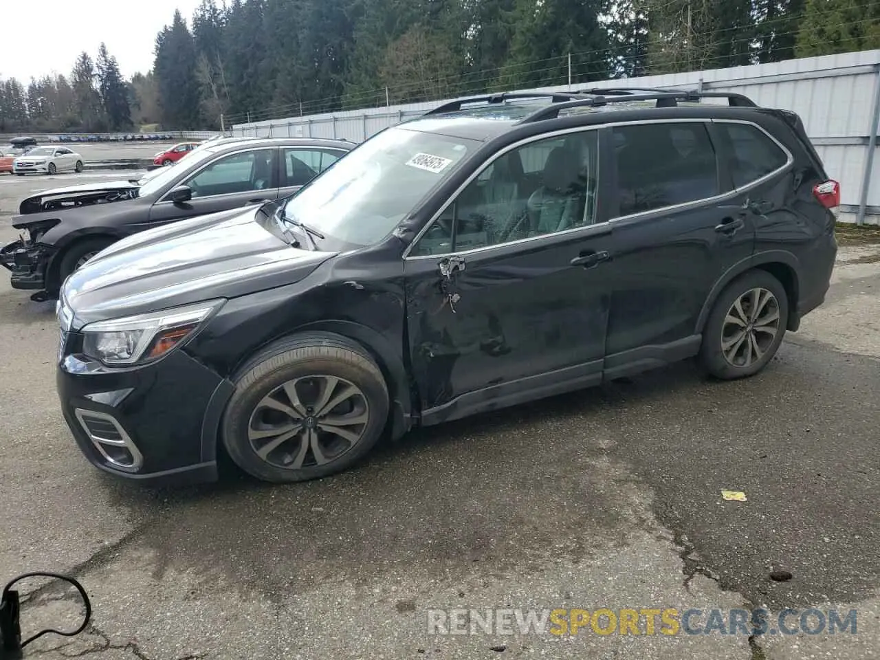 1 fotografías del automóvil dañado JF2SKAUC0KH484335 SUBARU FORESTER 2019