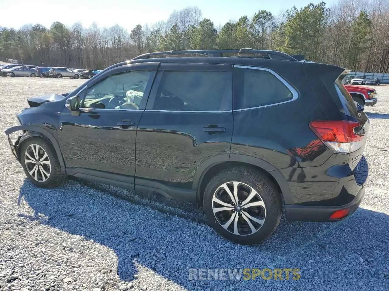 2 fotografías del automóvil dañado JF2SKAUC1KH456849 SUBARU FORESTER 2019