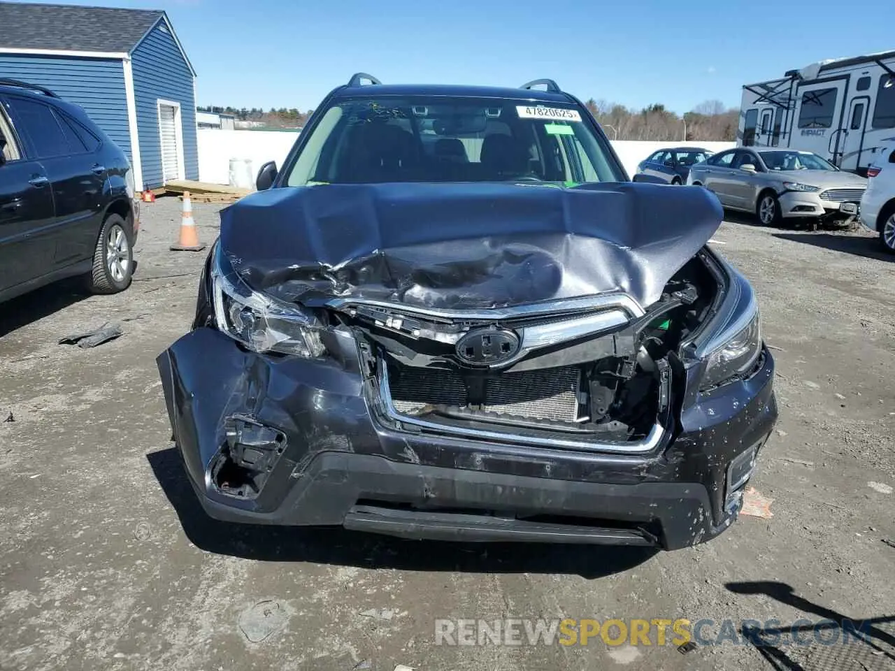 5 fotografías del automóvil dañado JF2SKAUC2KH544681 SUBARU FORESTER 2019