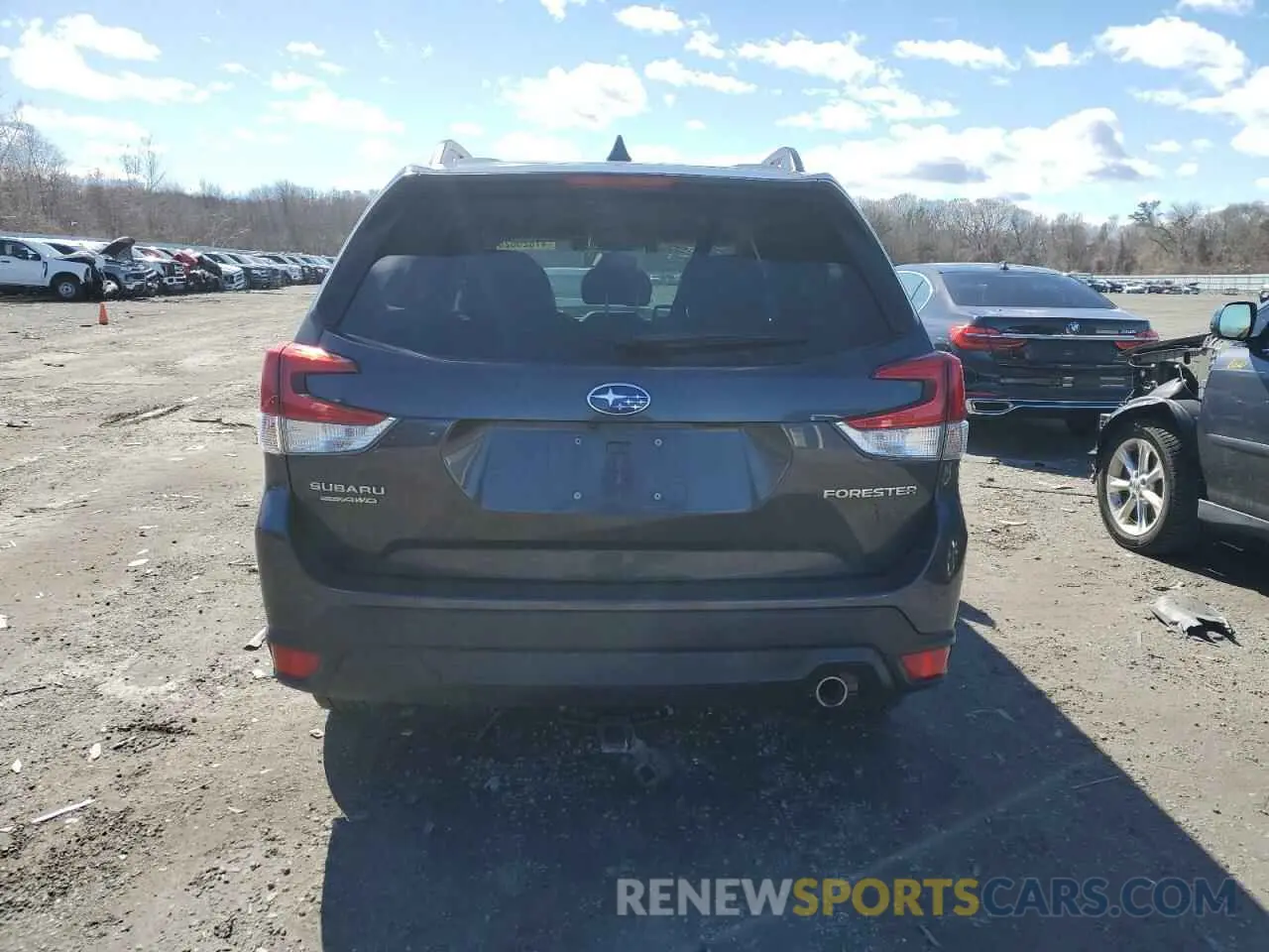 6 fotografías del automóvil dañado JF2SKAUC2KH544681 SUBARU FORESTER 2019