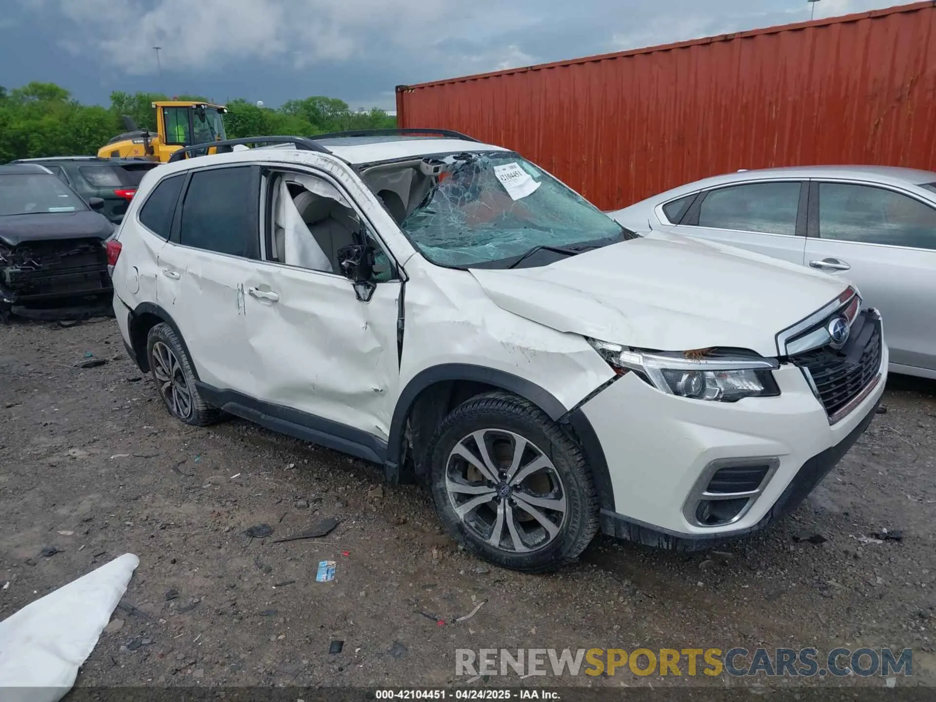 1 fotografías del automóvil dañado JF2SKAUC3KH495667 SUBARU FORESTER 2019