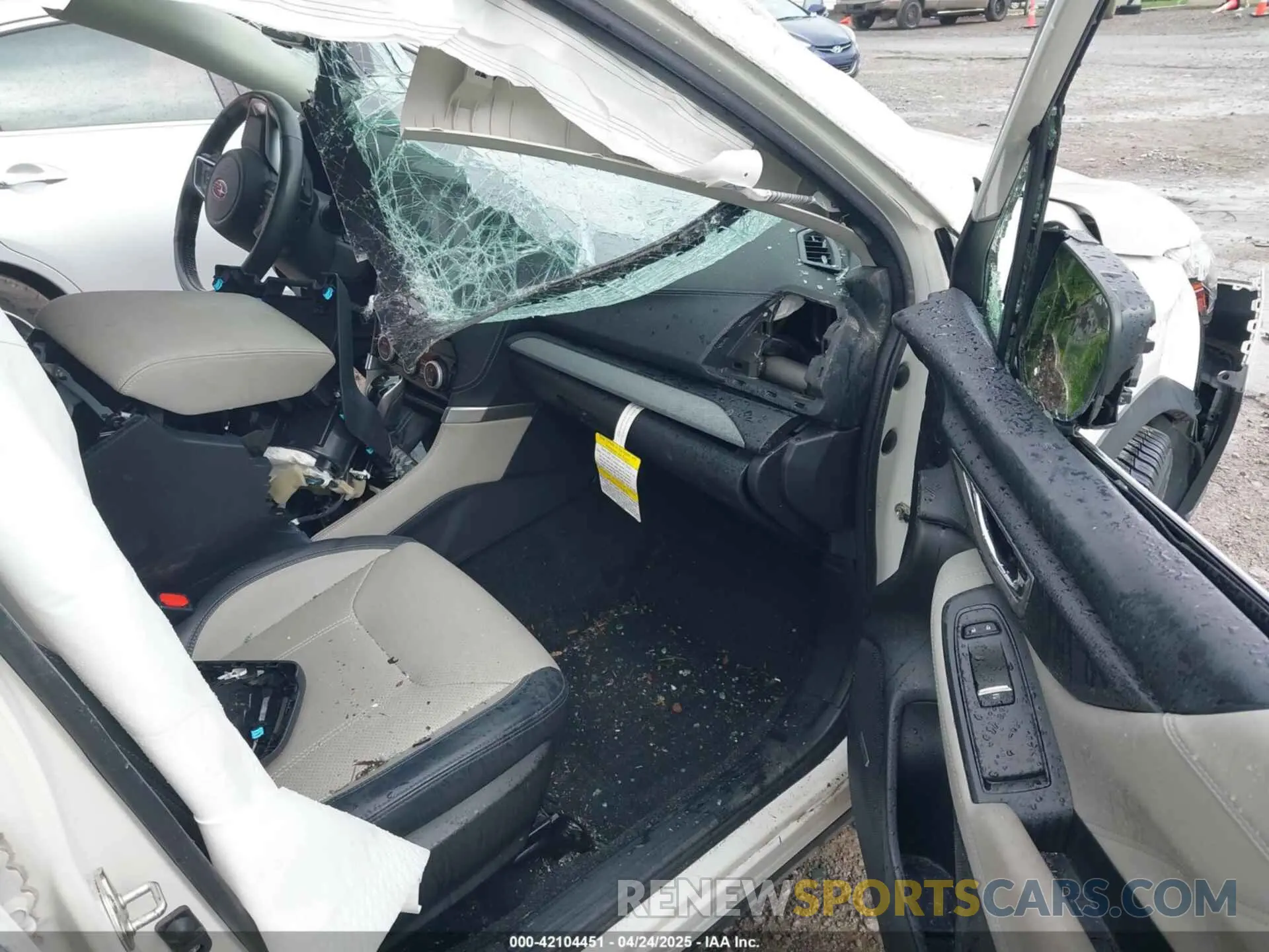 5 fotografías del automóvil dañado JF2SKAUC3KH495667 SUBARU FORESTER 2019