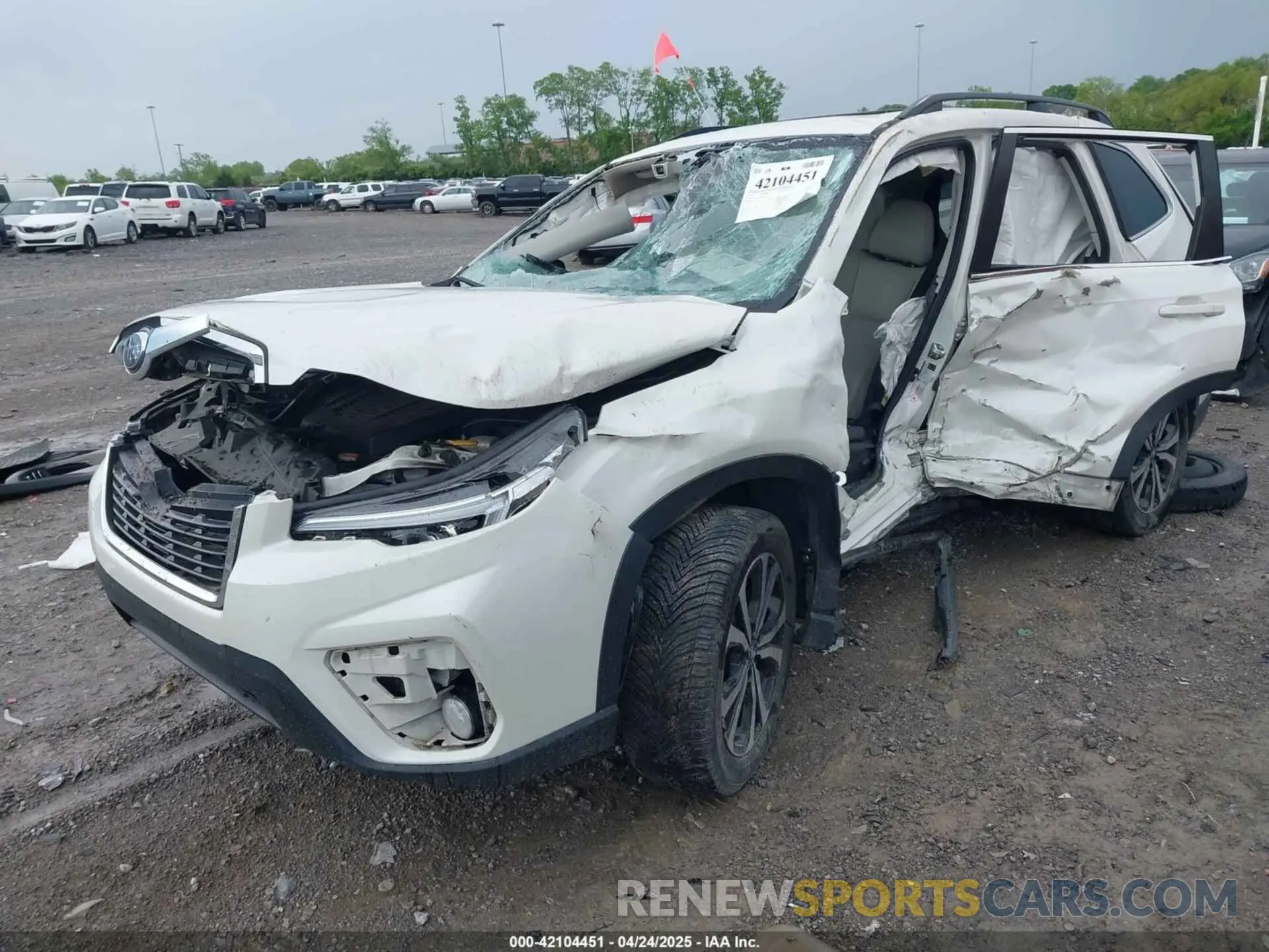 6 fotografías del automóvil dañado JF2SKAUC3KH495667 SUBARU FORESTER 2019