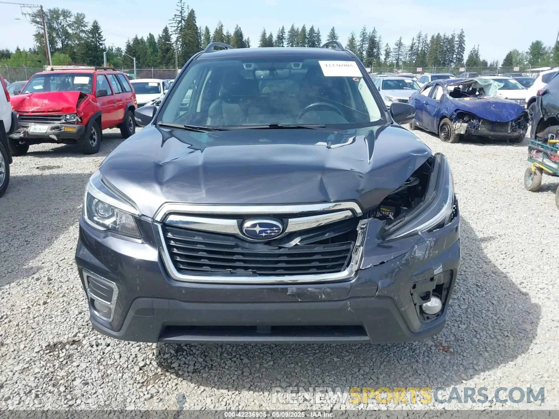 12 fotografías del automóvil dañado JF2SKAUC3KH526058 SUBARU FORESTER 2019
